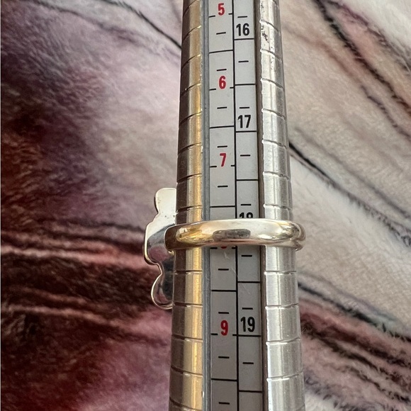 ❤️ Emerald Valley Turquoise Honey Dahlia Ring & Earring Set 925 Handmade - Picture 13 of 17